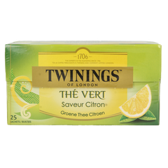 Twinings Groene thee citroen 25 Zakjes