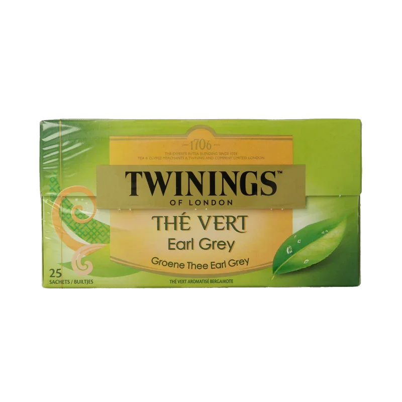 Twinings Green earl grey 25 Zakjes