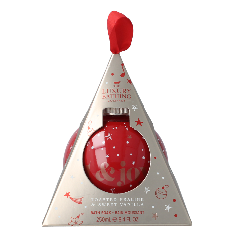 The Luxury Bathing Co Comfort & joy bath soak bauble 250.00 Milliliter