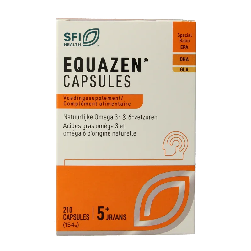 SFI Health Equazen capsules omega 3- & 6-vetzuren 210 Capsules