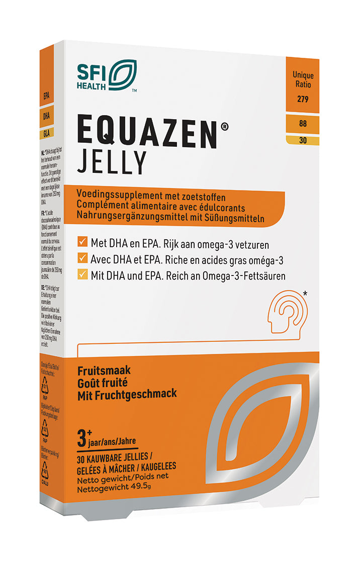 Equazen Equazen Jelly omega 3- & 6-vetzuren 30 Stuks
