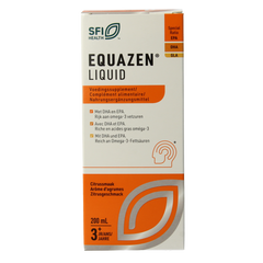 Equazen Equazen liquid citrus omega 3- & 6-vetzuren 200.00 Milliliter