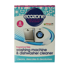 EcoZone Wasmachine en vaatwasser ontkalker 6 Stuks