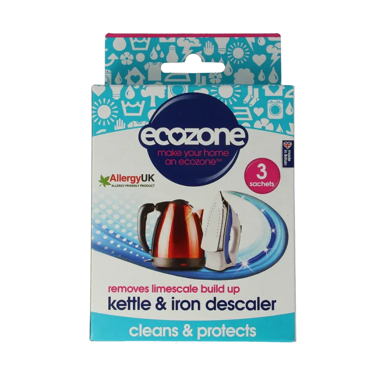 EcoZone Ontkalker voor waterkoker en strijkijzer 3 Stuks