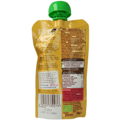 Ella's Kitchen Bananas & apples 4 maand knijpzak bio 120.00 Gram