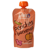 Ella's Kitchen Peaches & bananas 4 maand knijpzak bio 120 Gram