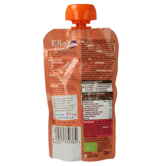 Ella's Kitchen Peaches & bananas 4 maand knijpzak bio 120.00 Gram