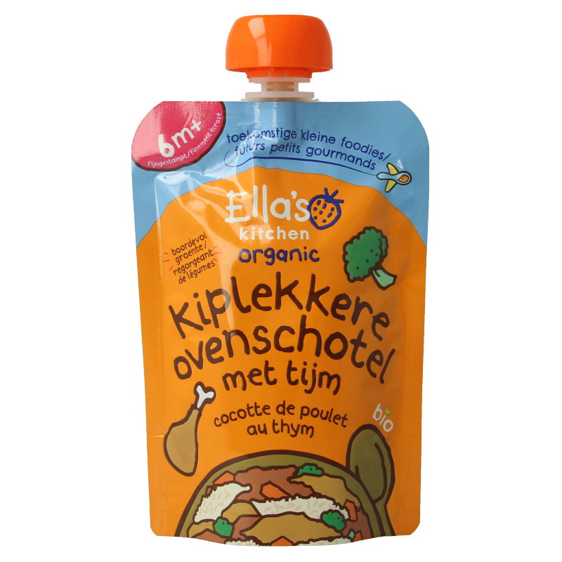 Ella's Kitchen Kiplekkere ovenschotel tijm 6+ maanden bio 130 Gram