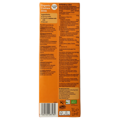 Rude Health Cashewnootdrank bio 1 Liter