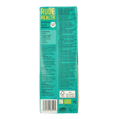 Rude Health Barista soja bio 1 Liter