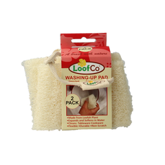 Loofco Afwas spons loofah bio 2.00 Stuks