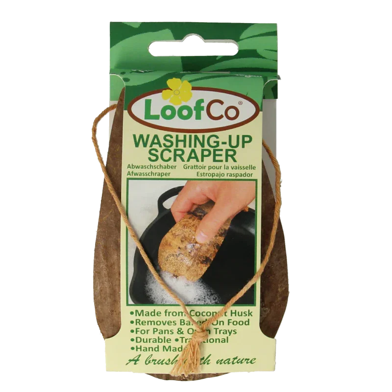 Loofco Afwasschraper uit kokos bio 1 Stuks