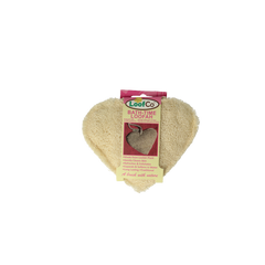 Loofco Douche en bad spons hartje bio 1 Stuks
