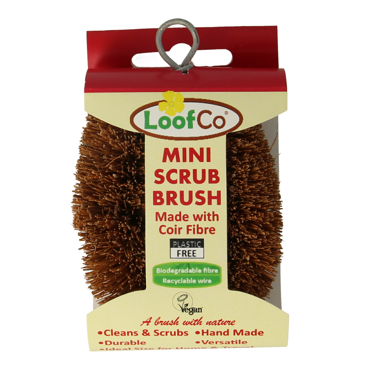 Loofco Mini afwasborstel kokos bio 1.00 Stuks