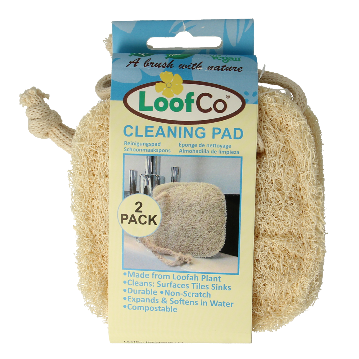 Loofco Schoonmaakspons bio 2.00 Stuks