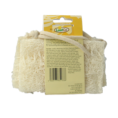 Loofco Schoonmaakspons loofah dun bio 4 Stuks