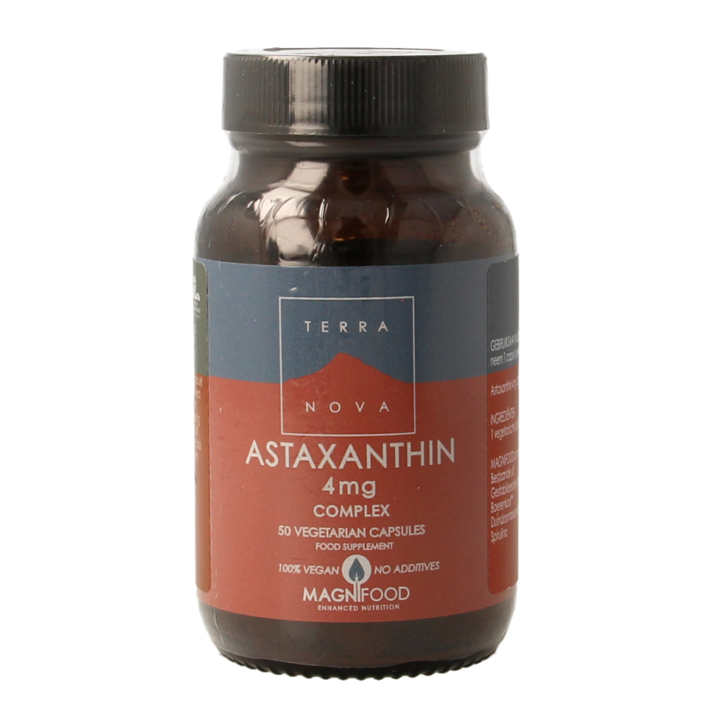 Terranova Astaxanthine 4mg complex 50 Vegetarische capsules
