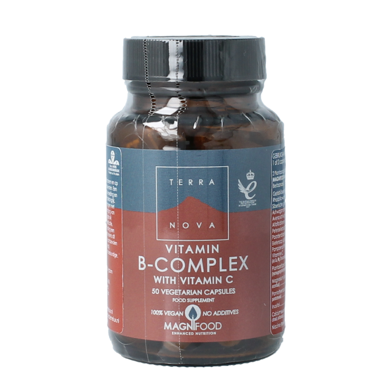 Terranova B Complex vitamine C 50.00 Vegetarische capsules