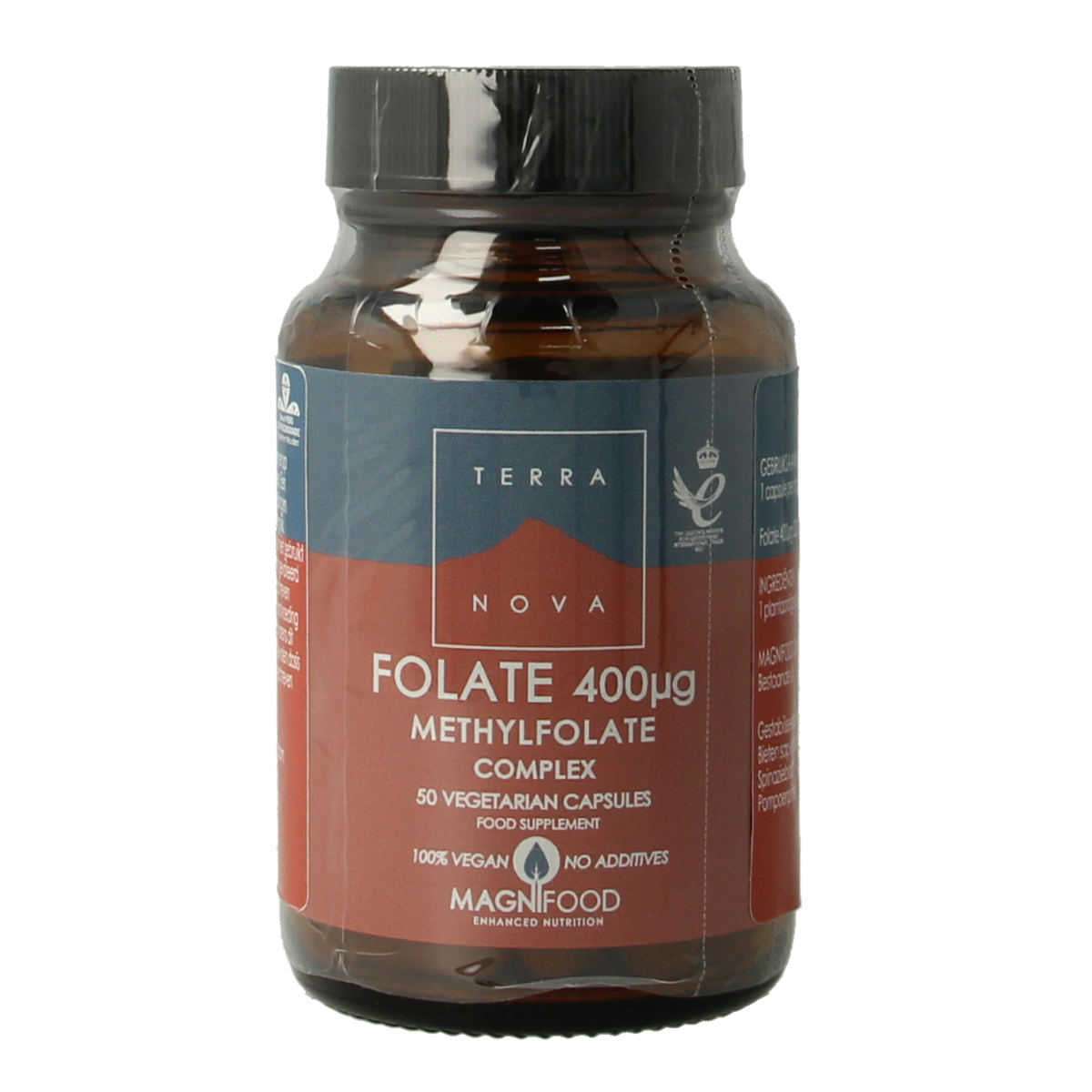 Terranova Folaat 400mcg complex 50.00 Vegetarische capsules