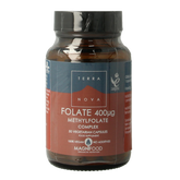 Terranova Folaat 400mcg complex 50 Vegetarische capsules