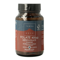 Terranova Folaat 400mcg complex 50 Vegetarische capsules