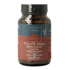 Terranova Folaat 400mcg complex 50 Vegetarische capsules