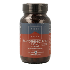 Terranova Pantothenic acid 250mg complex 50 Vegetarische capsules
