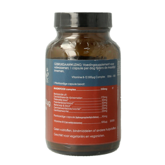 Terranova Vitamine B12 500mcg methylcobalamine complex 100.00 Vegetarische capsules