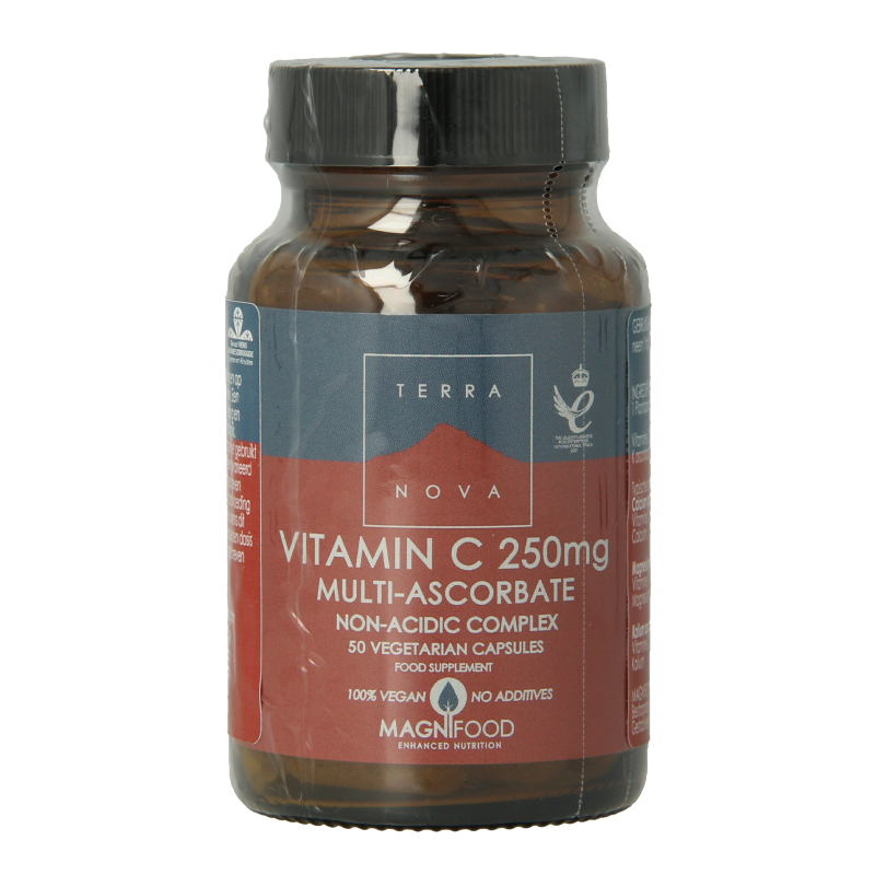 Terranova Vitamine C 250mg complex 50 Vegetarische capsules