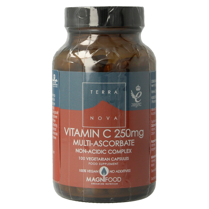 Terranova Vitamine C 250mg complex 100 Vegetarische capsules