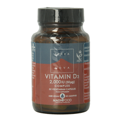 Terranova Vitamine D3 2000IE 50mcg complex 50.00 Vegetarische capsules