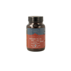 Terranova Vitamine D3+K2 2000ie (50mcg) & 100mcg complex 50.00 Vegetarische capsules