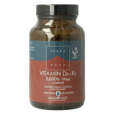 Terranova Vitamine D3 2000IU met K2 100mcg complex 100 Vegetarische capsules