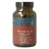 Terranova Vitamine D3 2000IU met K2 100mcg complex 100 Vegetarische capsules