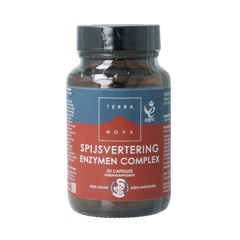 Terranova Spijsvertering enzymen complex 50 Vegetarische capsules