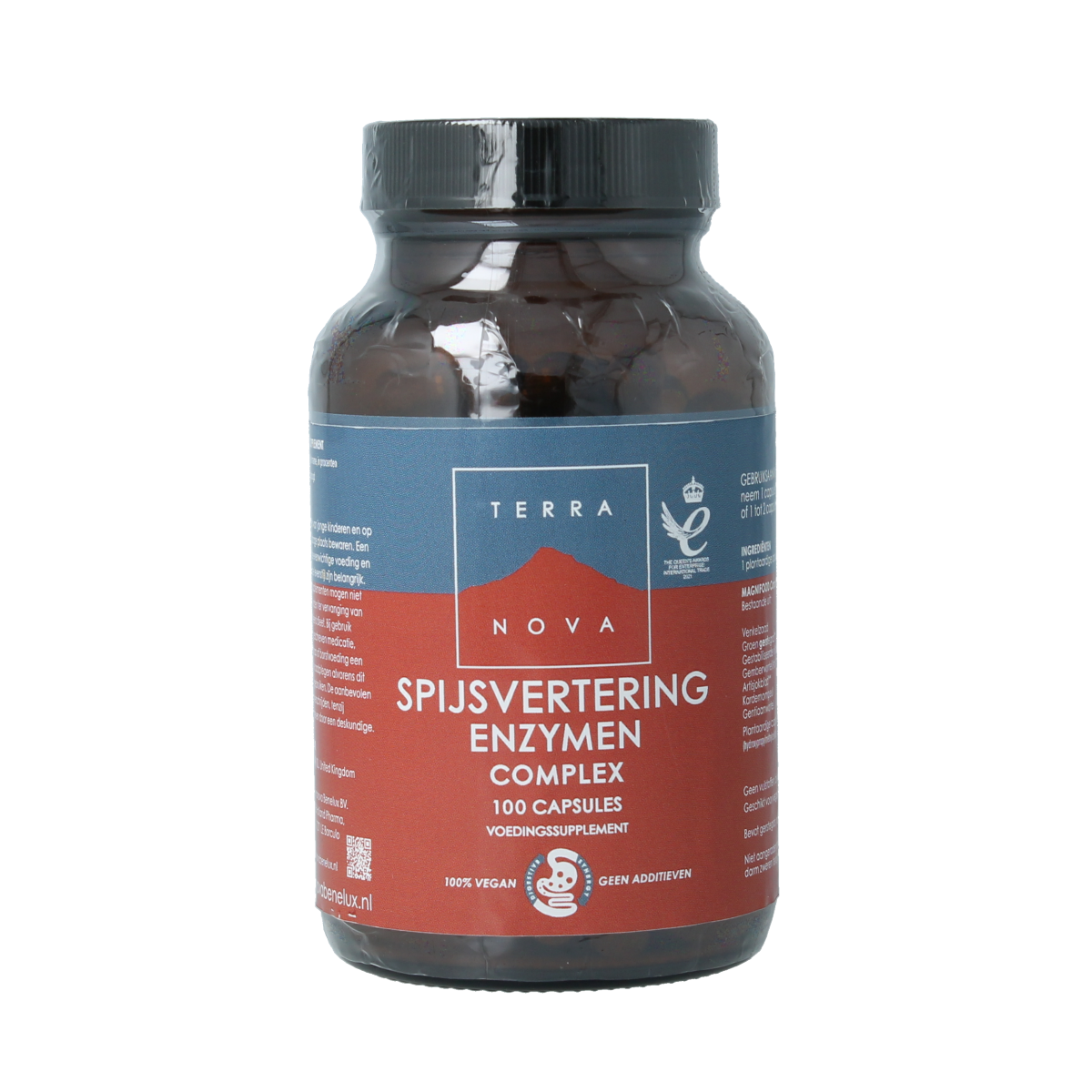 Terranova Spijsvertering enzymen complex 100.00 Vegetarische capsules