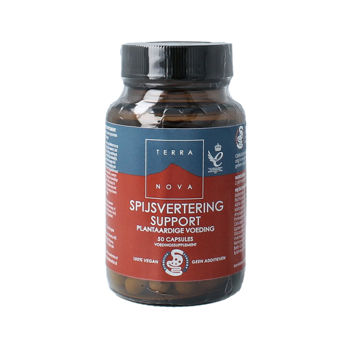 Terranova Spijsvertering plantaardige voeding 50.00 Capsules