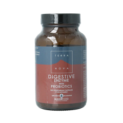 Terranova Spijsvertering enzymen microflora 100 Vegetarische capsules