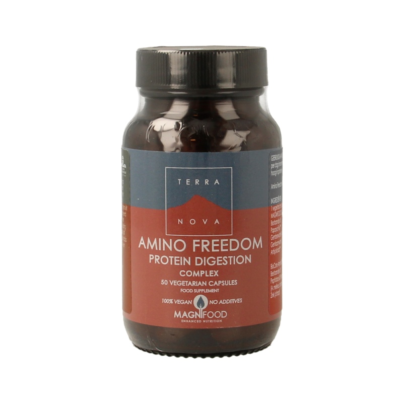 Terranova Amino freedom - Protein digestion complex 50 Vegetarische capsules