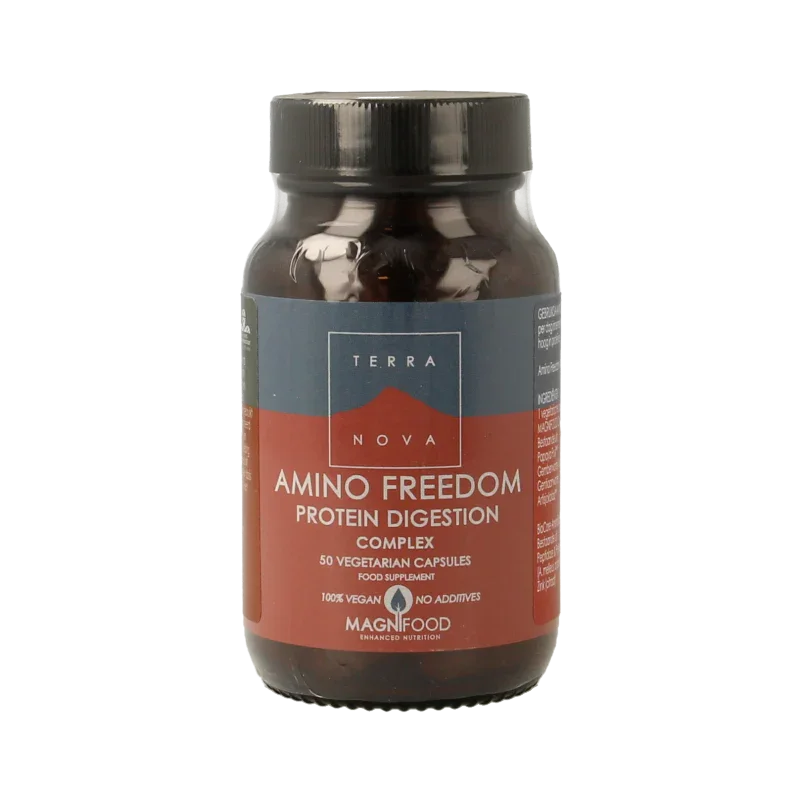 Terranova Amino freedom - Protein digestion complex 50 Vegetarische capsules