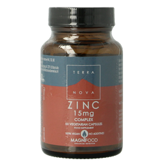 Terranova Zinc 15mg complex 50 Vegetarische capsules