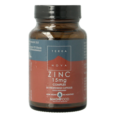 Terranova Zinc 15mg complex 50.00 Vegetarische capsules