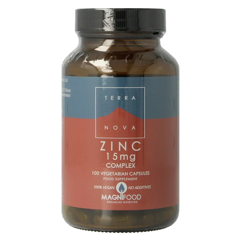 Terranova Zinc 15mg complex 100 Vegetarische capsules