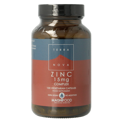 Terranova Zinc 15mg complex 100.00 Vegetarische capsules