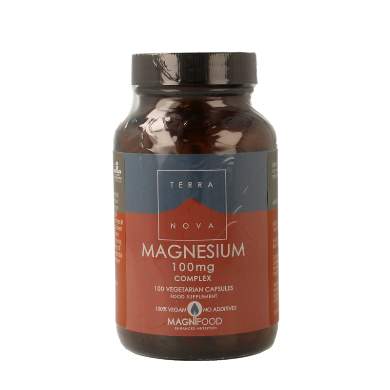 Terranova Magnesium 100mg complex 100 Vegetarische capsules