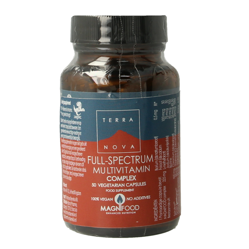 Terranova Full-spectrum multivitamin complex 50 Vegetarische capsules