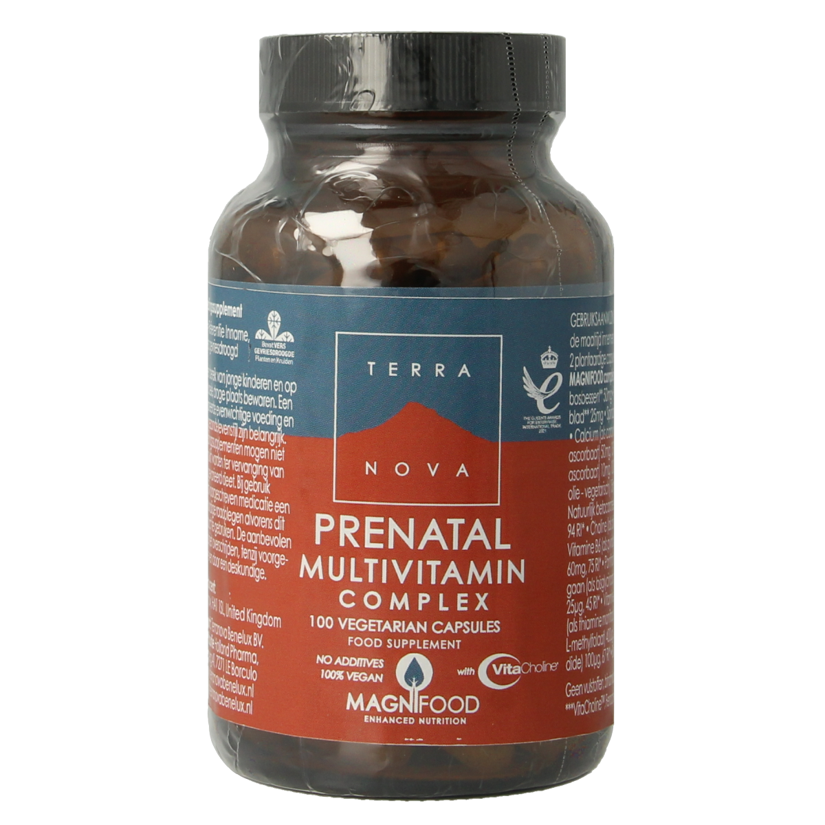 Terranova Prenatal multivitamin complex 100.00 Vegetarische capsules