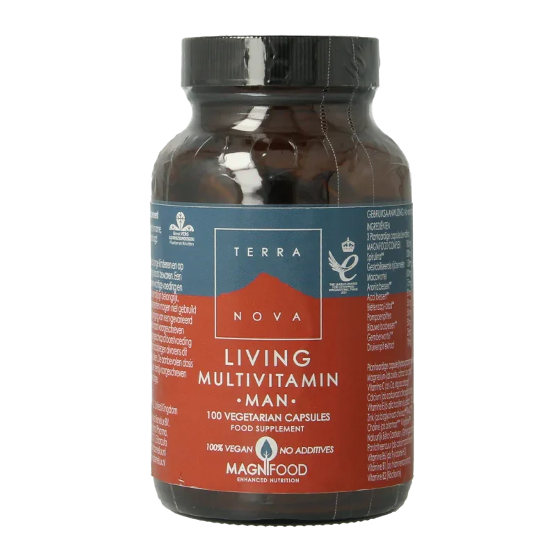 Terranova Living multivitamin man 100 Vegetarische capsules