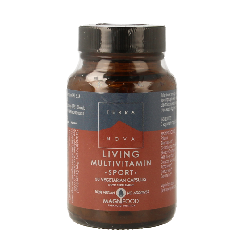 Terranova Living multivitamin sport 50 Vegetarische capsules