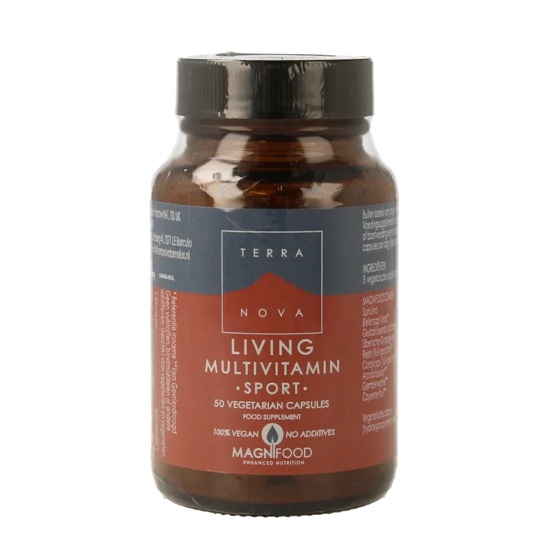 Terranova Living multivitamin sport 50 Vegetarische capsules